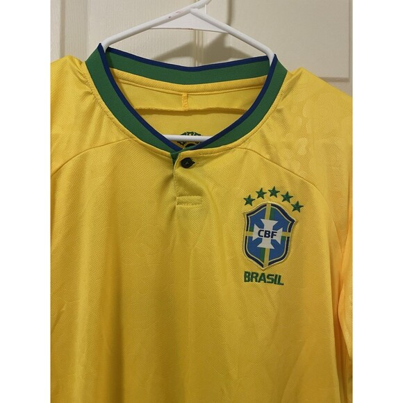 Brazil Football Soccer Jersey Shirt Mens Size M - Picture 3 of 5